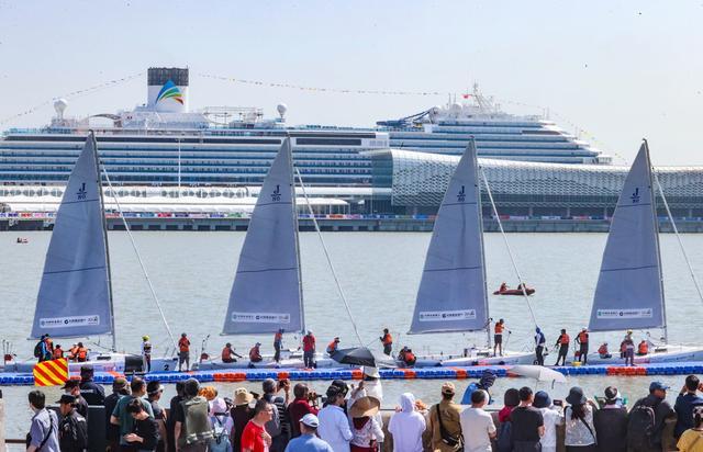24支国内外顶尖帆船队逐梦江海，2024上海邮轮港国际帆船赛开赛