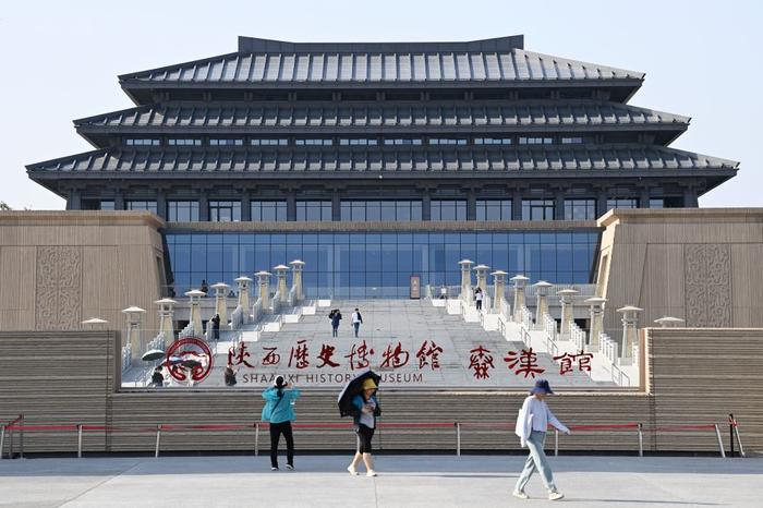  2024年5月6日拍摄的陕西历史博物馆秦汉馆。新华社记者 李一博 摄