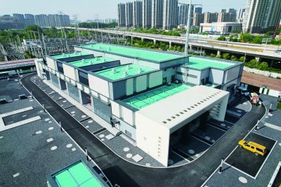 220千伏大定坊变电站顺利投运。 通讯员 张书玮 南京日报/紫金山新闻记者 吴春霞 摄