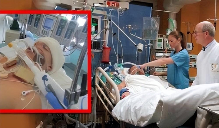 舒马赫卧床接受治疗