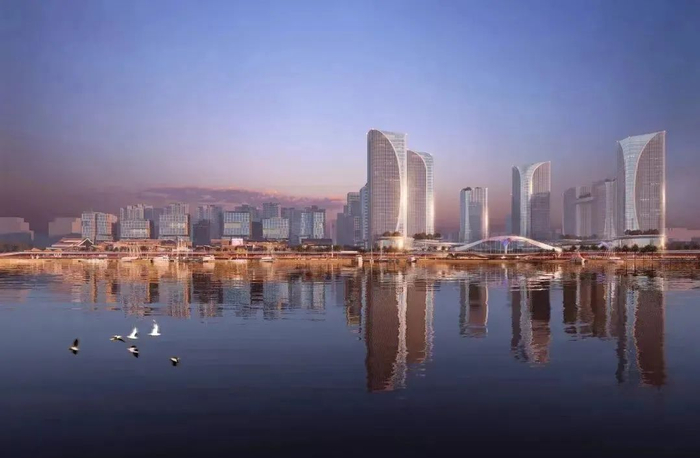 蝴蝶湾商务中心效果图（图源：泉州市自然资源和规划局）