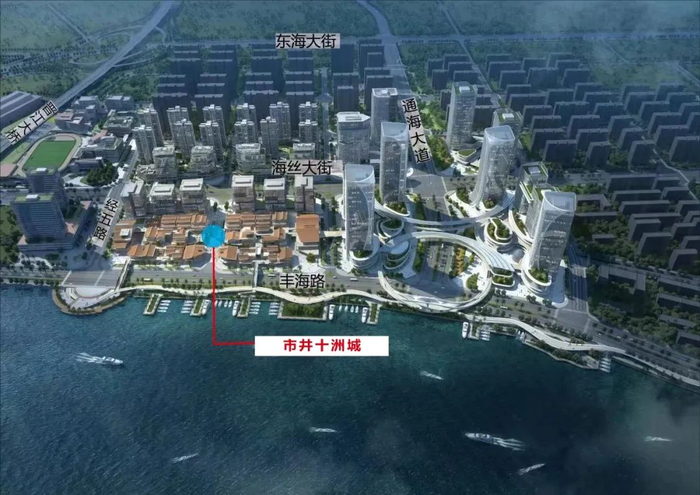 “市井十洲城” 效果图（图源：泉州市自然资源和规划局）