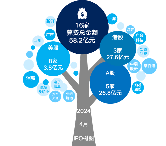 图1 2024年4月IPO概览