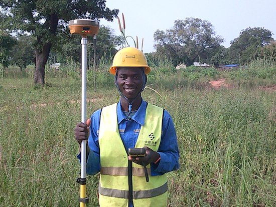 伊西多尔在项目施工现场