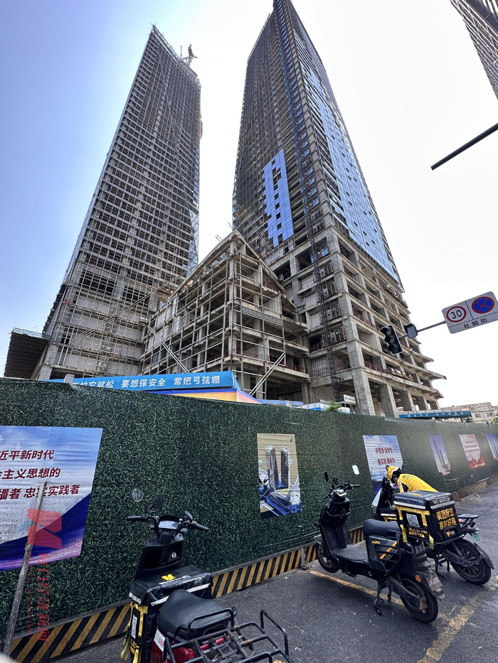 绿地468星曜项目现场 图片来源：每经记者 陈利