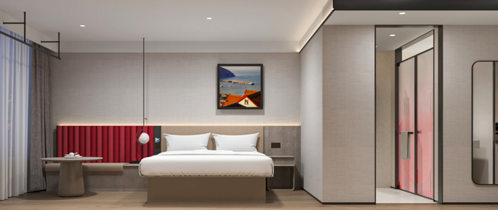 在县城开酒店如同“螺蛳壳里做道场”。图/受访者供图