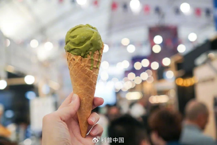 抹茶冰激凌。图库版权图片，转载使用可能引发版权纠纷