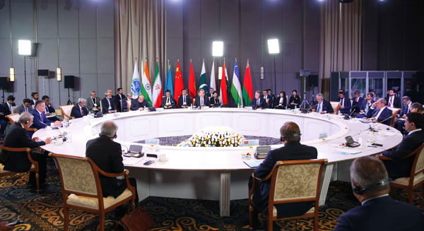 王毅出席上海合作组织成员国外长理事会会议|王毅|上合组织|外长_新浪