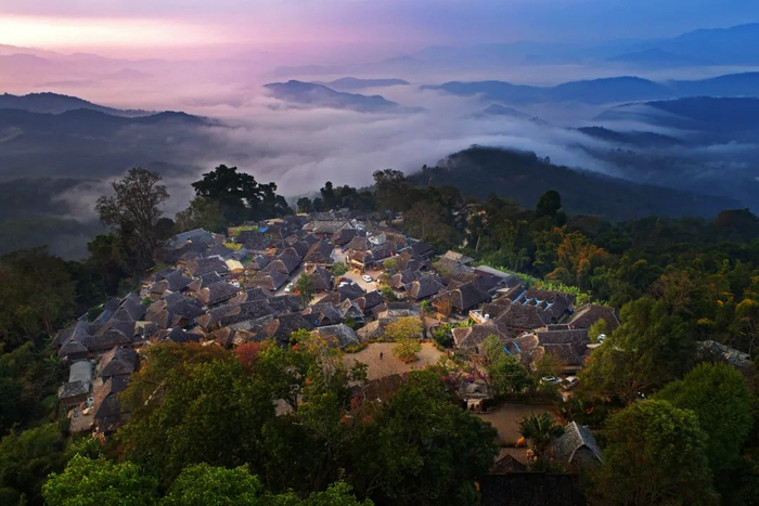 景迈山翁基古寨。董琳 摄