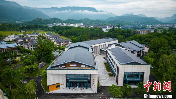 航拍仙居生物多样性博物馆。仙居县委宣传部供图