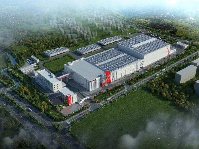广东太古可口可乐有限公司大湾区智能绿色生产基地效果图