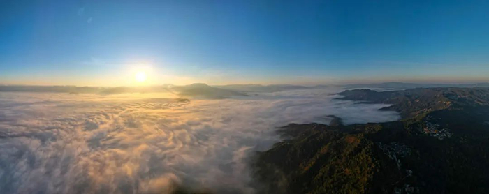 景迈山日出。董琳 摄