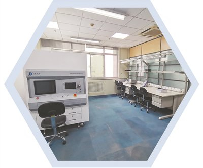 图为超越科技股份有限公司电磁兼容预测与诊断试验室。