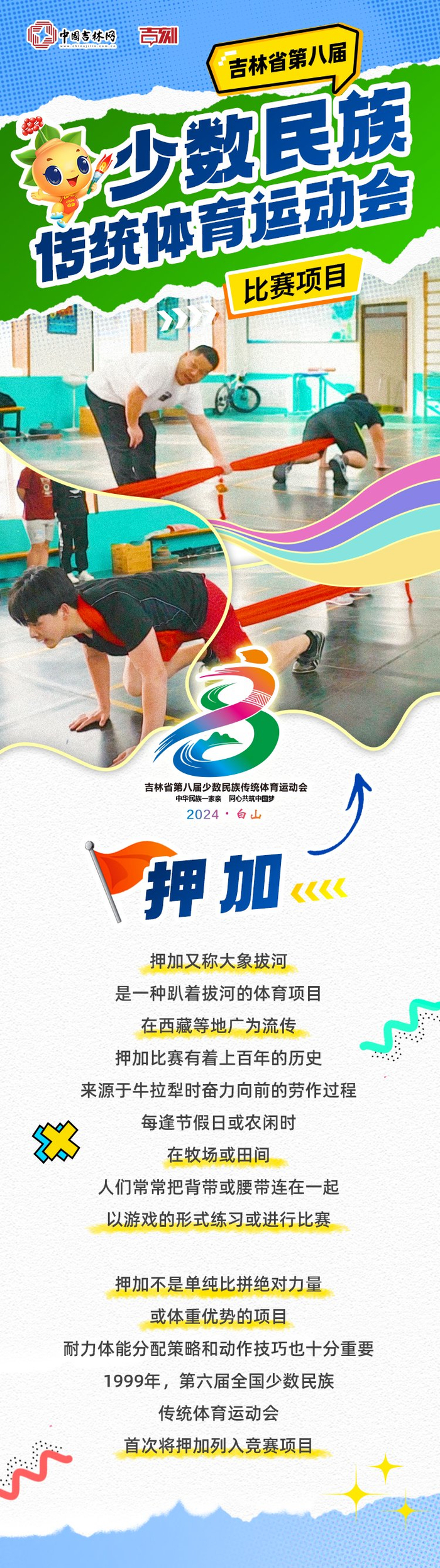 海报|吉林省第八届少数民族传统体育运动会有啥项目 戳开了解一下!