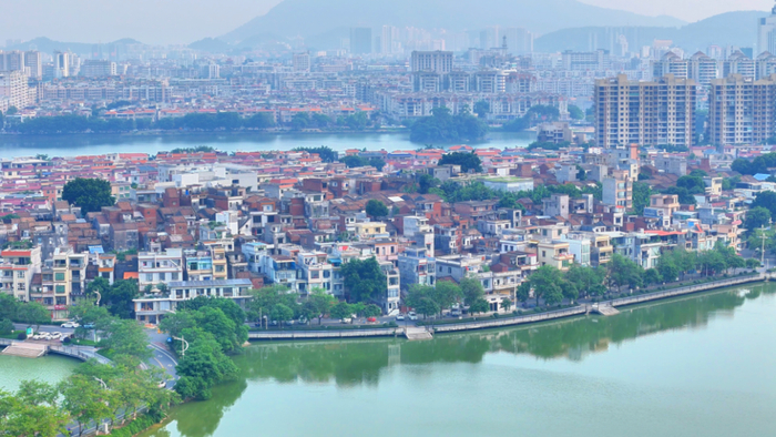 △出头社区环星湖民宿。植建麟 摄