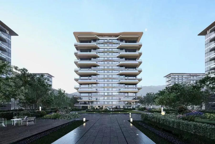 ▲济南首个整盘第四代住宅效果图