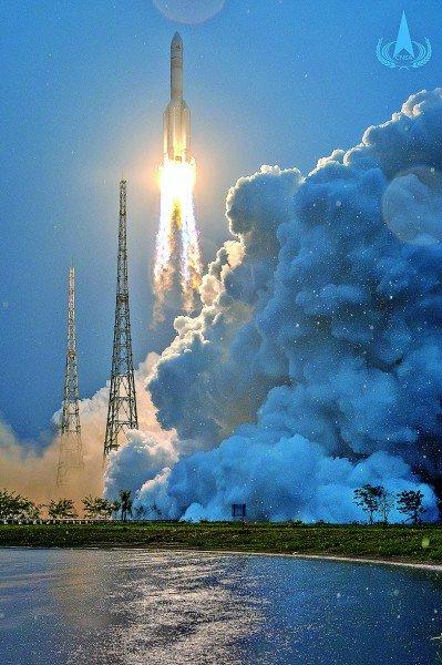 5月3日，嫦娥六号探测器由长征五号遥八运载火箭在中国文昌航天发射场发射。新华社发