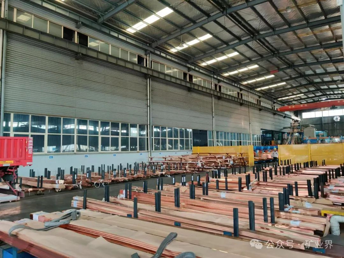 某大型铜材加工厂 财联社记者摄