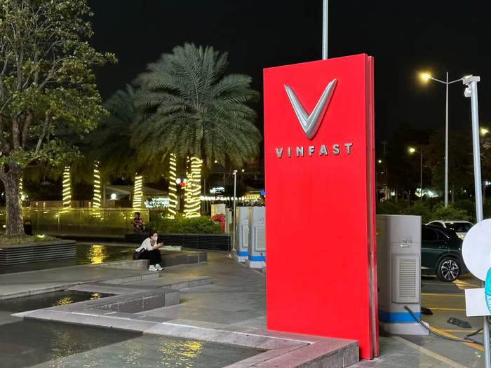 越南电动车品牌VINFAST（图源：时代周报记者 刘沐轩/摄）