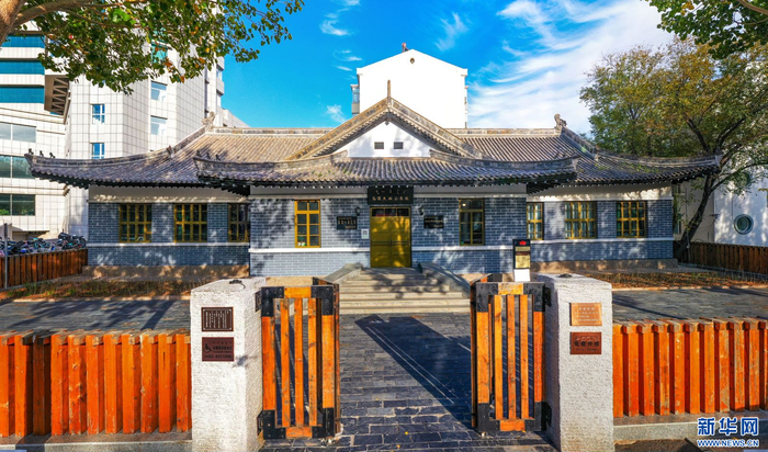 乌兰夫办公旧址。新华网发（赖志强 摄）