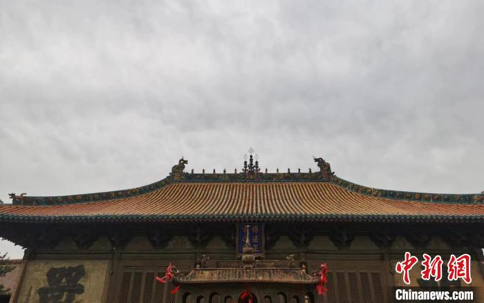 记者走进永安寺，探访这座拥有中国唯一传法正宗殿的全国重点文物保护单位。吴琼摄