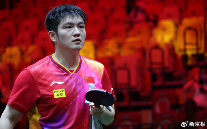 过去一年，樊振东的成绩经历了起伏，场外的干扰多少影响了他的训练备战。 图/新华社