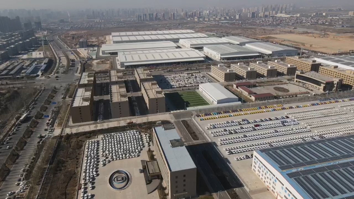 吉利汽车晋中基地已建成年产20万辆整车规模的电动、甲醇、汽油柔性生产线。新京报贝壳财经记者白华兵摄