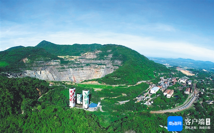 石碌铁矿航拍图。海南矿业供图