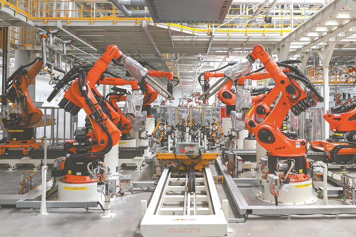 大众安徽生产车间。（资料图片）