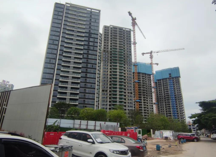 东莞厚街某在建新盘 每经记者 陈荣浩 摄