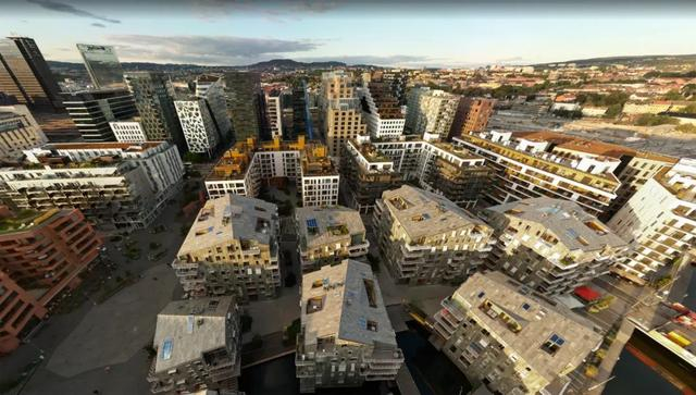 二维码区从南向北的鸟瞰视角（图片来源/google map）