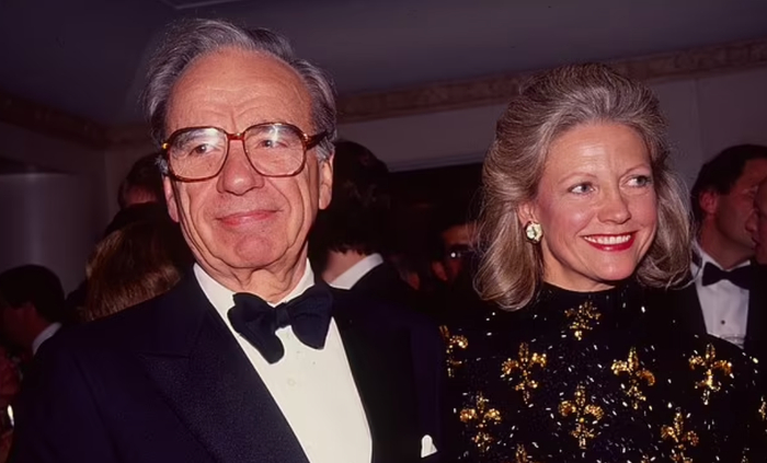  ·默多克与第二任妻子安娜。