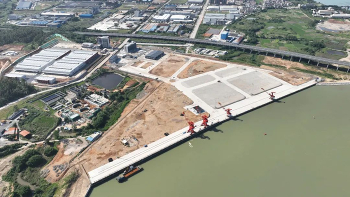 韶关港北江港区白土作业区一期工程。邓伟建 摄