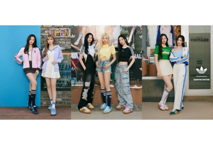 adidas Originals与女团BABYMONSTER合作，图源：adidas Originals