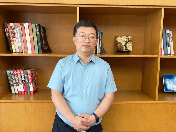 图为：领雁科技数字化流程管理平台产品经理王涛