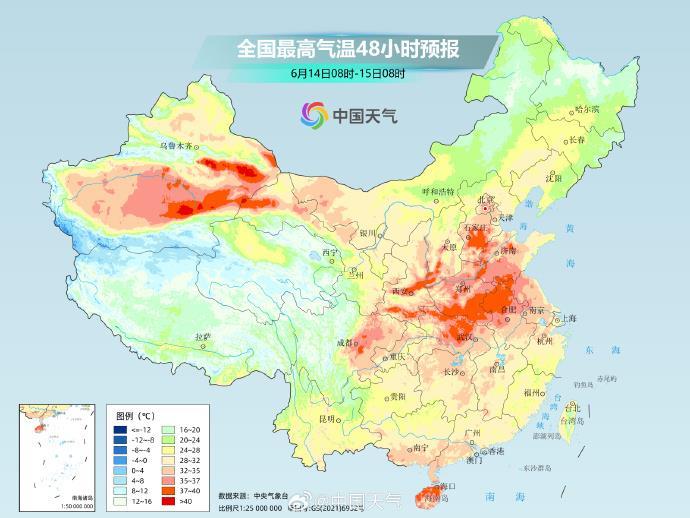 “北方高温警报：40℃极端天气逼近” 高温 纪录 局地 华北平原 地温 华北 持续 气温 黄淮 强度 sina.cn 第4张