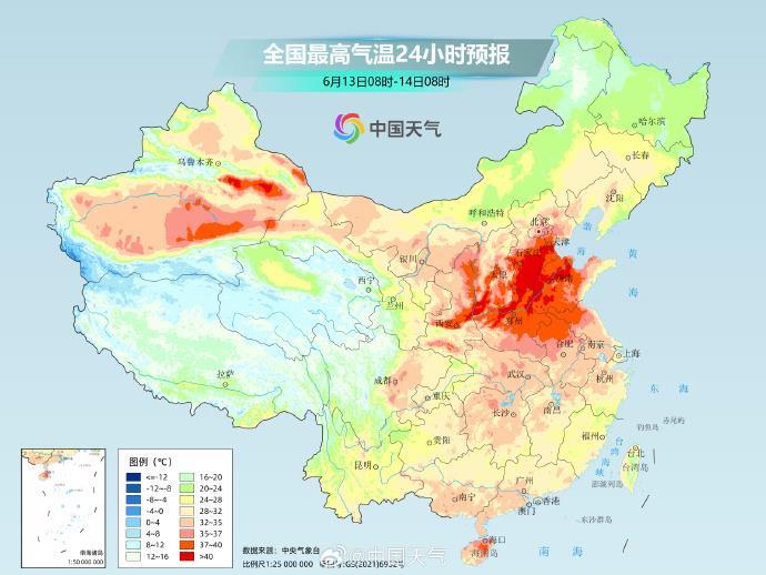 “北方高温警报：40℃极端天气逼近” 高温 纪录 局地 华北平原 地温 华北 持续 气温 黄淮 强度 sina.cn 第3张