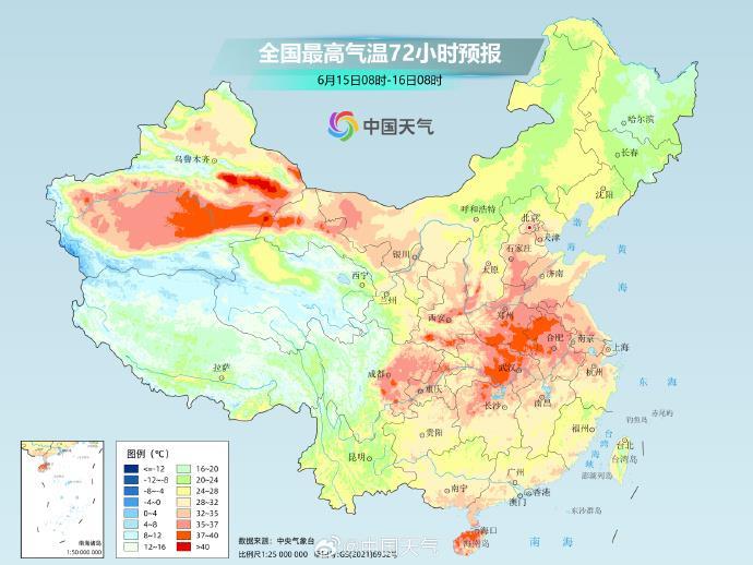 北方高温警报：40℃成片，观测史纪录或刷新 高温 纪录 局地 华北平原 地温 华北 持续 气温 黄淮 强度 sina.cn 第5张