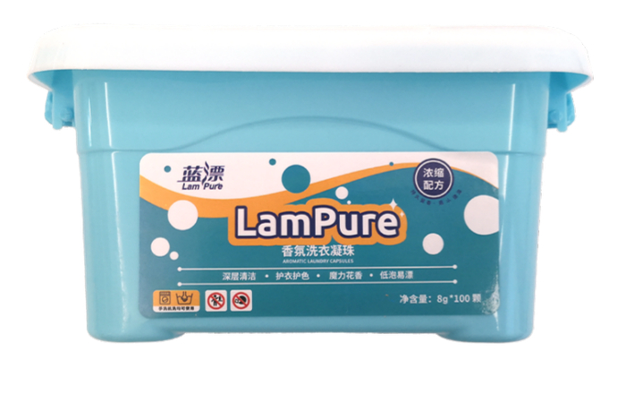 ▲成渝两地消保委比较试验测试的蓝漂洗衣凝珠样品 （资料图片）