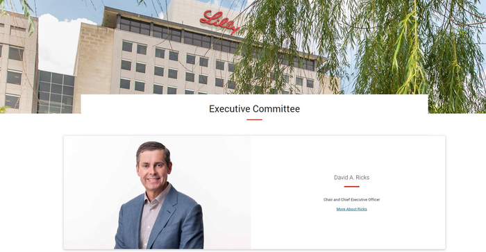 （戴夫·瑞克斯资料图，来源：礼来官网）