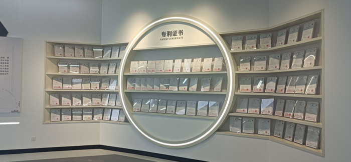     湘油泵的发明专利墙（摄影：肖伟）