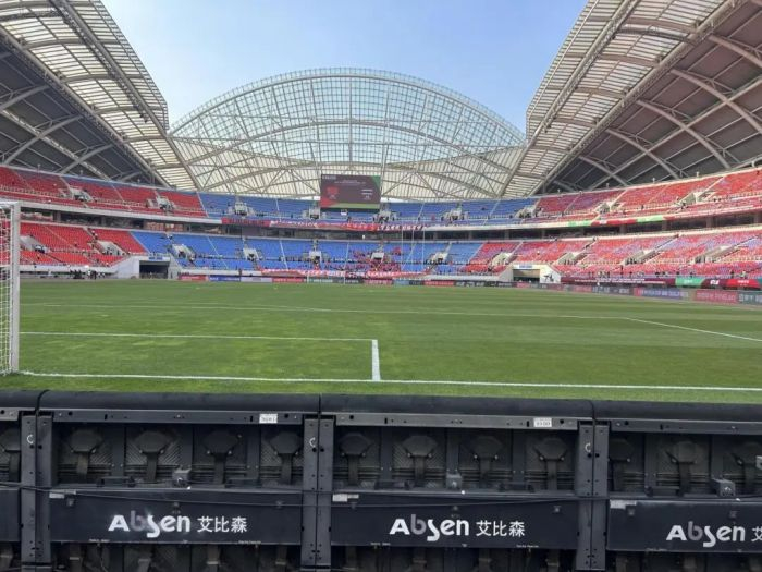 △艾比森大屏亮相2024世界杯预选赛