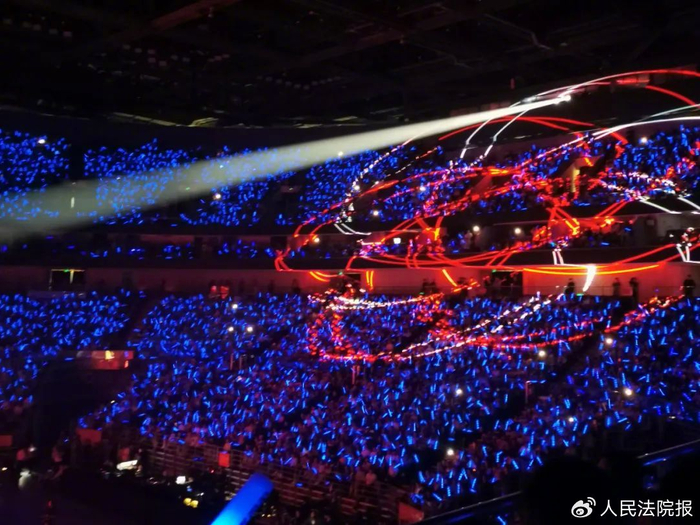 图为某演唱会现场。周蕤 摄