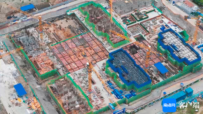 　　横沟村城市更新项目建设中。记者 李昊 摄