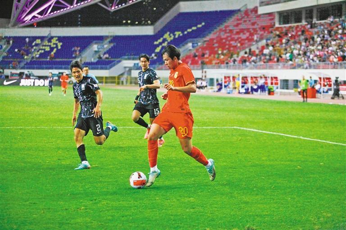 六月十日，在渭南举行的2024CFA中国之队渭南国际足球邀请赛中，中国U19男足以2比0战胜韩国U19男足。