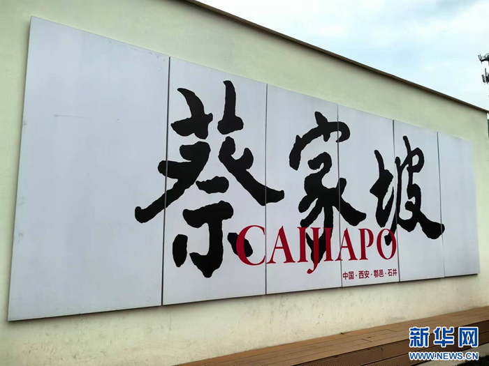 图为鄠邑区蔡家坡村（记者 唐斓 摄）