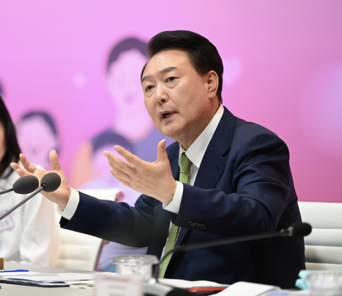 6月19日，尹锡悦宣布韩国进入“人口国家紧急状态”。（图源：社交媒体）