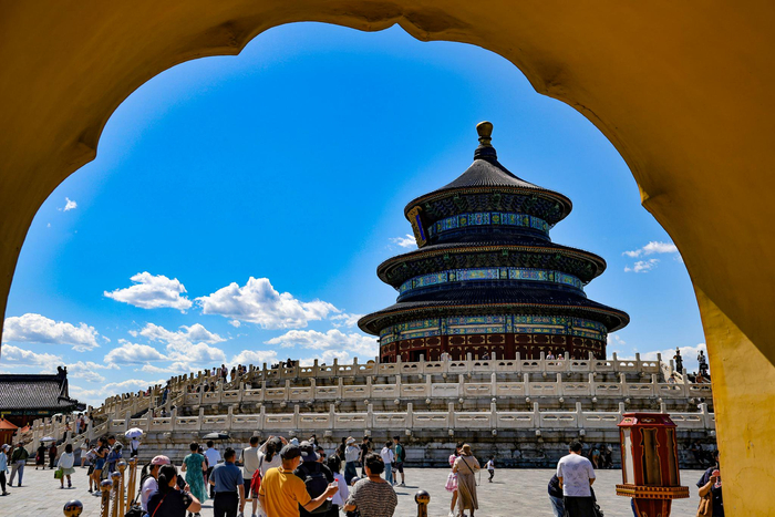 ▲北京天坛公园。新京报记者 王远征 摄