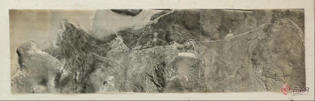 1940年昆明海口光学厂空中摄影（5000：1照片）。中国光学历史博物馆提供