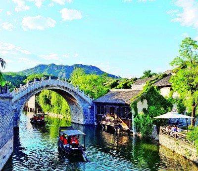 北京古北水镇旅游度假区一景。光明日报记者 董蓓摄/光明图片